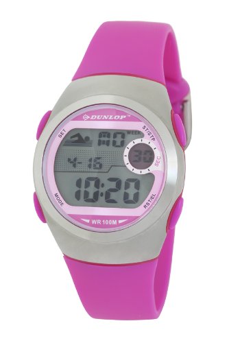Preisvergleich Produktbild Dunlop Damen-Armbanduhr Digital Kunststoff rosa DUN-206-L05