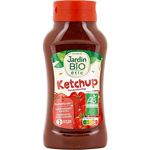 Ketchup Bio 560 G - Sauce tomate biologique de qualité supérieure pour une alimentation saine et équilibrée - Le Lot De 4