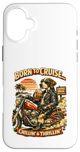 �A�C�X�R�[�q�[�����ރ|�C���^�[ �� & �o�C�N�ɏ�� DIGOR ���g�� �X�}�z�P�[�X iPhone 16 Plus �p