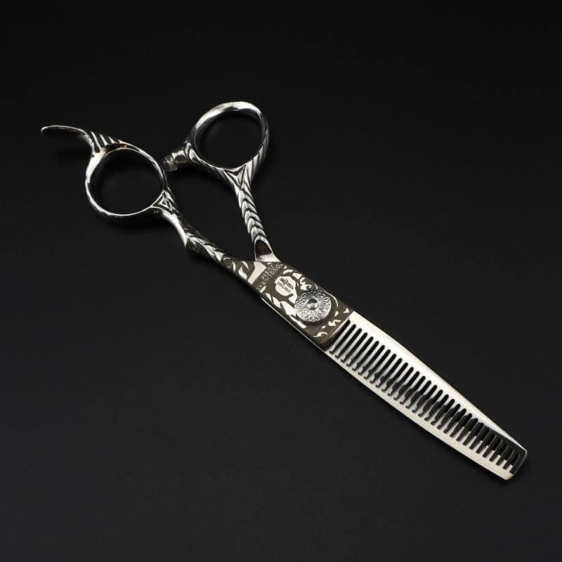 Hair Cutting Shears, 6 Inch Hair Scissors Set 440C Professional Hairdressing Scissors Barber Thinning Scissor Hairdresser Haircut Shears Set