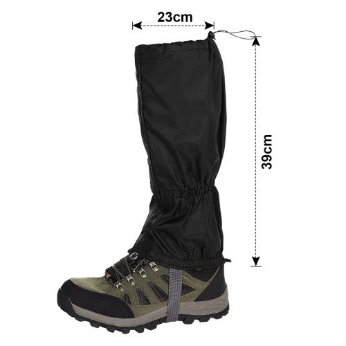 image for Kissral Hiking Gaiters Lightweight Leg Gaiters Snow Gaiters Waterproof