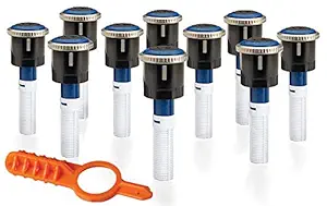 Sprinkler 10 Pack Hunter MP Rotator MP3000 90-210 22-30 Nozzles with Free Tool!