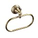 Aothpher Brass Towel Ring Oval Contemporary Bathroom Hand Towel Holder Wall Mounted,Antique Brass Finish