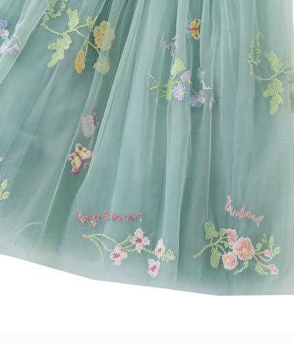 Image of GSVIBK Baby Girls Tutu Dress Sleeveless Toddler Cotton Tulle Skirt Princess Party Prom Dresses