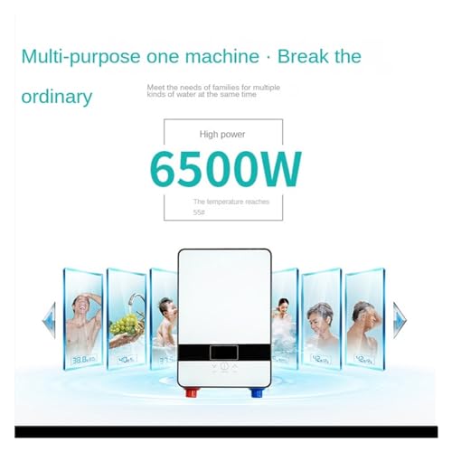 Chauffe-Eau Électrique Instantané Chauffage en 3 Secondes Puissance 5500W Compact - 5