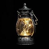 JOINPAYA Vintage LED Campinglaterne Tragbar Handheld Laterne mit Retro Design Energiesparend Leicht...