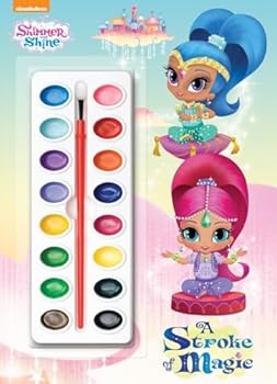 Paperback A Stroke of Magic (Shimmer and Shine) Book