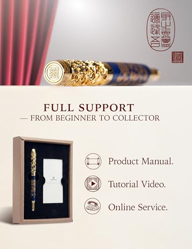 Ensemble stylo roller exécutif et support Collections Museum, le cadeau de bureau de luxe idéal