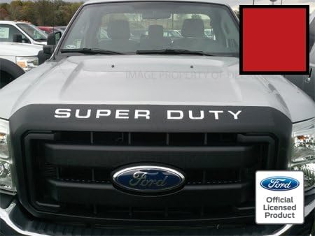 Insertos de letras superresistentes para Ford (calcomanía delgada) para capórejilla (2008-2016) F250 F350 F450, calcomanía , Rojo