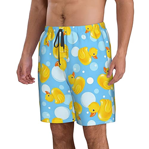 SWEET TANG Men's Soft Short Pants Breathable Beachwear Loose Shorts with Pockets2