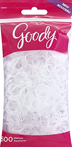 Goody Ouchless Medium Clear Elastic 500 Count