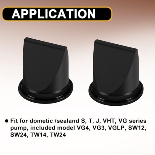 Image of YMT 385310076 Toilet Valve Kit Fits for Dometic Sealand Vacuum Generators, for S,T, J,VHT, VG Series Pump,Replace for RV and Boat Toilet Refrigerator Parts