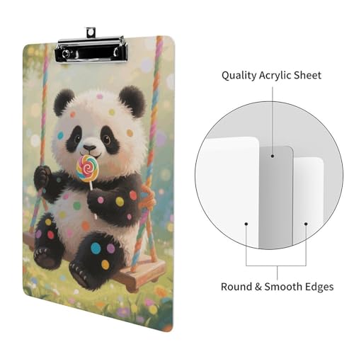 Porte-bloc A4 anti-gondolage planche acrylique double face pour bureau