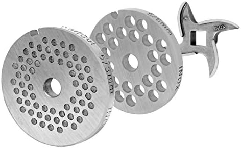 Wolfcut Lochscheibensatz 2,0mm + 6,0mm Für Fleischwolf Größe 7 - Edelstahl