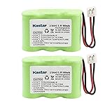 Kastar 2-Pack 2/3AA 3.6V 800mAh EH Ni-MH Rechargeable Battery for AT&T 2422 80-5074-00-00 Lucent 2422 Vtech ia5870 ia5882 Sanik 3SN-2/3AA30-S-J1 Cordless Phone (Check Your Cordless Phone Model Down)