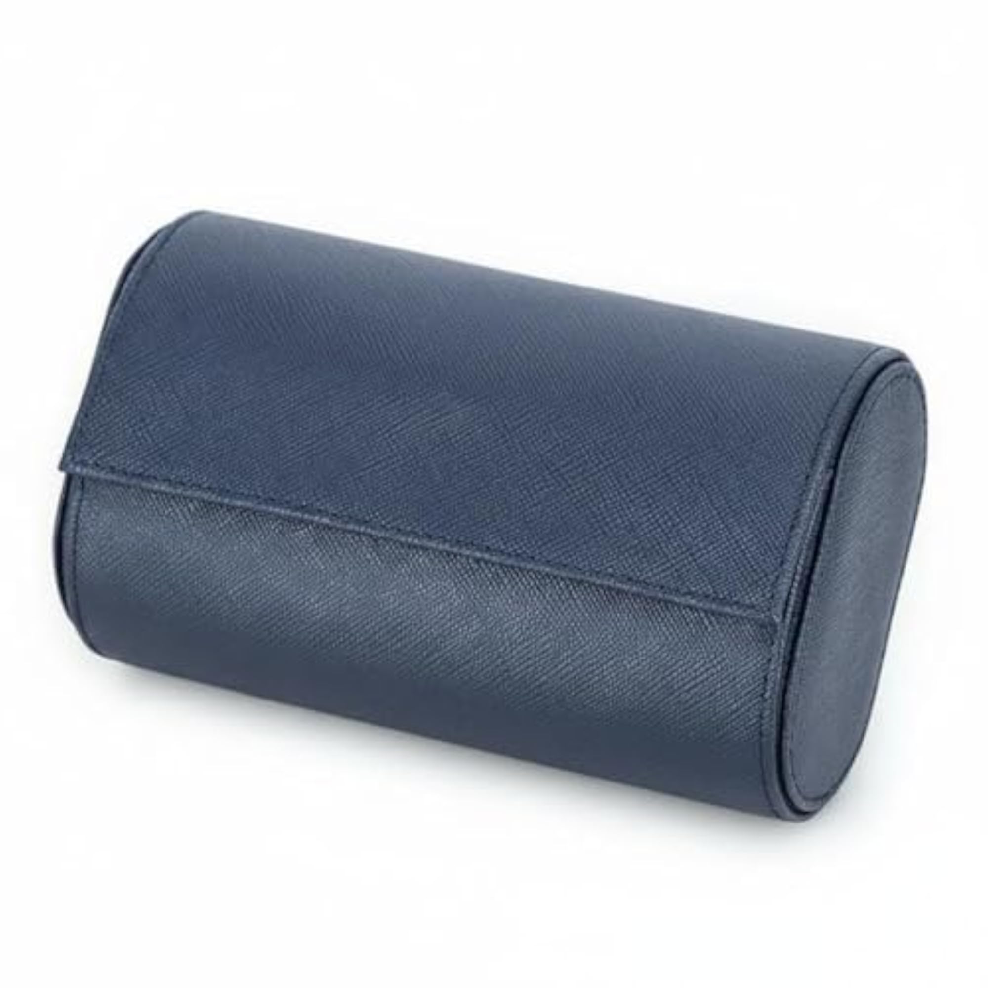 Leather 2-Slot Watch Storage Box, Scratch Resistant