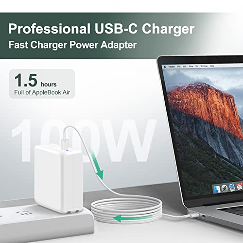 MacBook-Pro-Charger100W-USB-C-Charger-for-MacBook-Pro-16-15-14-13-Inch-MacBook-Air-Charger-USB-C-Laptop-Charger-for-Mac-Book-Pro-Air-2022-M22021202020192018-66ft-5A-USB-C-to-C-Cable