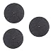 VICASKY 3pcs Records Anti- Vibration Wool Mat Slipmat Turntable Mats Anti- Static Record Mat Grey Turntable Mat Pad Turntable Platter Mat Turntable Mat Wool Dj Turntable Upholstered Vinyl