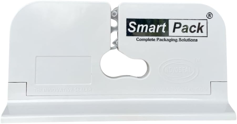 SMART PACK Portable Handheld Sealer Machine for Packaging of Nappy Bags, Bread Bags, Sandwich Bags Sealer | Kitchen Bin | Tape Tight Sealer Tool | Normal Duty Type Bags Sealer Machine | Pack of 1