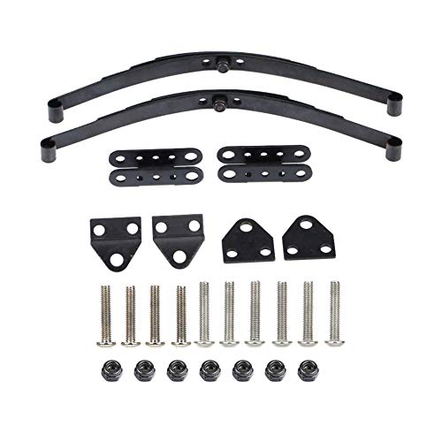 Tbest Barra di Sospensione a Molla RC, Barra di Sospensione a Molla a Balestra con Forza Portante in Acciaio per Auto Cingolata RC F350 / D90 in Scala 1/10
