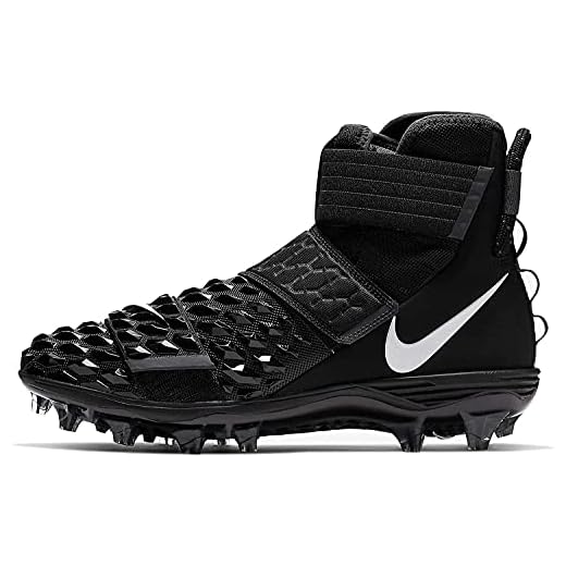 Nike Men's Force Savage Elite 2 Football Cleats (8, Black/White-M)