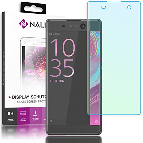 NALIA Verre Trempé compatible avec Sony Xperia XA, Couverture d'Écran Complète Protection LCD Film Protège Téléphone Portable 9H Dureté Screen-Protector Remplacement Vitre Résistant - Transparent