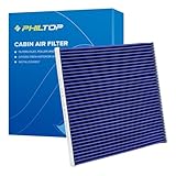 PHILTOP Premium Cabin Air Filter w/Dual Activated Carbon, Compatible with CF11173 Nissan Altima