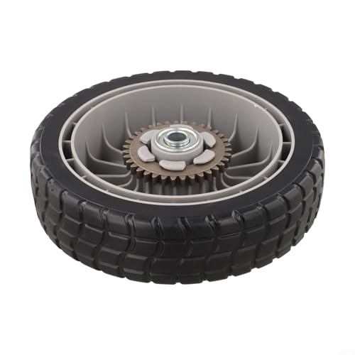 Tidgel Roues de rechange en caoutchouc silencieux de 20,3 cm pour tondeuse à gazon Honda HRR216 44710-VL0-L02ZB 42710-VE2-M02ZE avant/arrière (roues arrière)