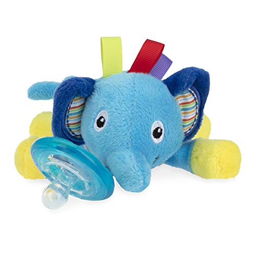 Image of Nuby Snuggleez Pacifier | Plush Combo Set - Elephant