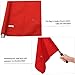 GANAZONO 6pcs Safety Flags for and Sports Warning Flags Comfortable Grip Handle for Referees Racing Events and