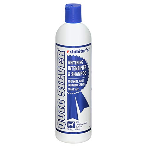 Quic Silver Exhibitor's 16 oz Horse Pony Show Mane Tail Whitening Shampoo