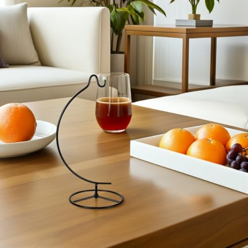 Soporte para terrarios metálico PRETYZOOM con base estable para plantas de aire de interior 6