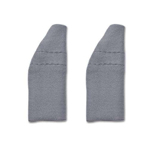 Hearing Aid Covers Protect Hearing Amplifiers from Sweat, Dirt and Moisture, Fits Hearing Instruments 1.4” to 1.6”(Gray, L)