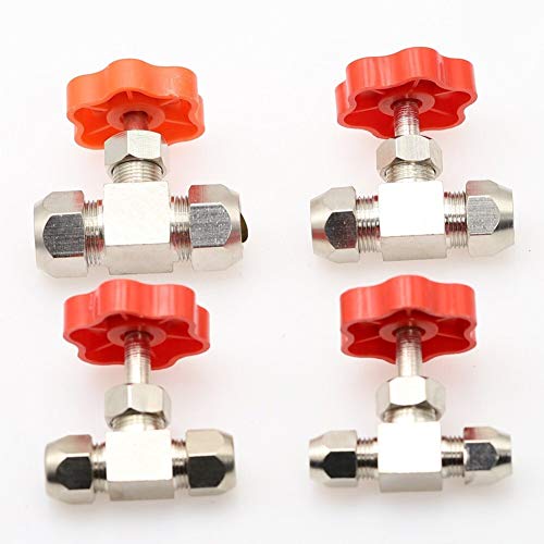 Robinet à aiguille 12mm haute pression en laiton durable pour tuyau - 6