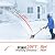 16" Cordless Snow Shovel, 3000mAh Battery Snow Blower, Lightweight Power Snow Thrower for Driveways & Sidewalks, Winter Snow Removal with Charger & 2 * 21V Batteries