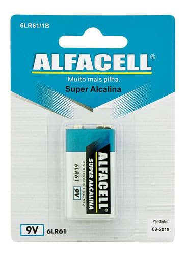 Pilha Bateria Super Alcalina 9v