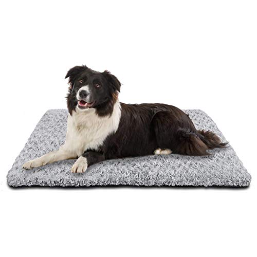 SIWA MARY Dog Bed Crate Pad Mat 30/36/42 in Anti Slip Washable Mattress