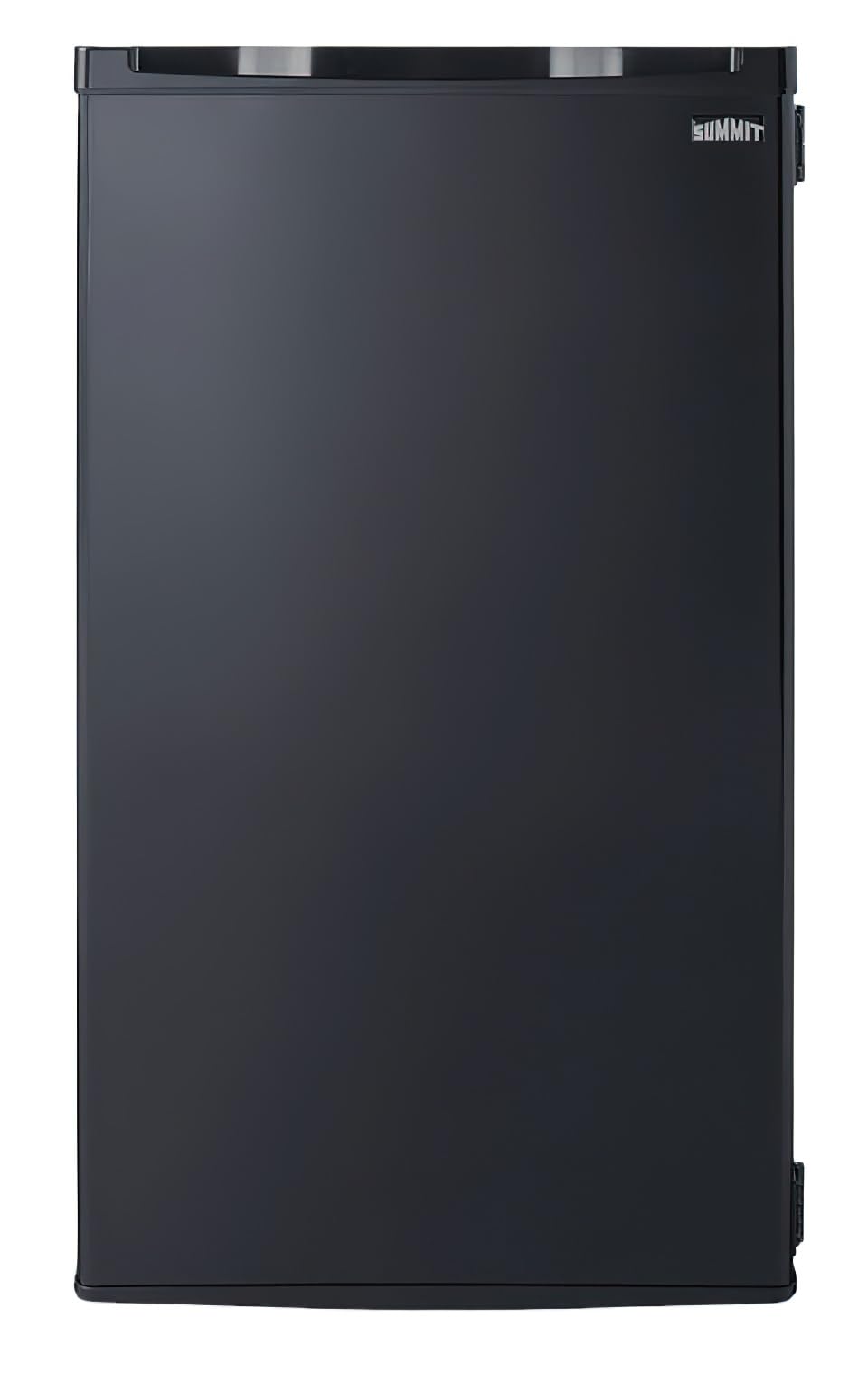 Summit Appliance FF43BADA 19" Wide Refrigerator-Freezer, Black; ADA-compliant Design; RHD Swing; 3 cu.ft Interior; Timer-based Automatic Defrost; Adjustable Dial Thermostat; Adjustable Shelves