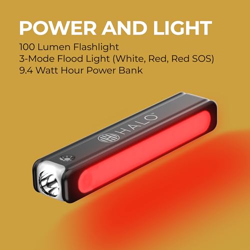 Halo Bolt PaL 1000 Portable Car Jump Starter | USB-A & USB-C Charger Ports, Digital Display, Powers Multiple Devices, Detachable Power Bank & Emergency Flashlight, Jumps Cars SUVs & Trucks — Purple - image 5