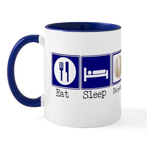 CafePress Eat, Sleep, Baseball Mug 11 oz (325 ml) Ceramic Coffee Mug