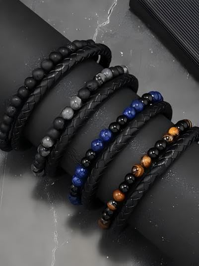 To My Son Bracelet from Mom/Dad Mother Son Bracelet Beads Love You Forever Engraved Bracelets Tiger Eye Protection Bracelets Sobriety Christmas Birthday Jewelry Gifts for Men - Image 6