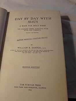 Hardcover Day by Day with Jesus A Book for Holy Week Book