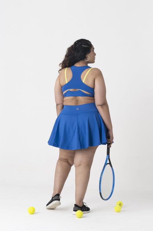 Image of Spirit Animal Plus Size Sports Bra for Women| Raceback Bra with Double Strap for Medium Impact Workout | Double Lined Bra with Full Coverage |Non Padded Bra with Support Band