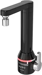 Torneira De Mesa Puravitta Preto Hydra 5500w 127v