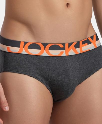Image of Jockey FP01 Men Super Combed Cotton Solid Brief with Ultrasoft Waistband
