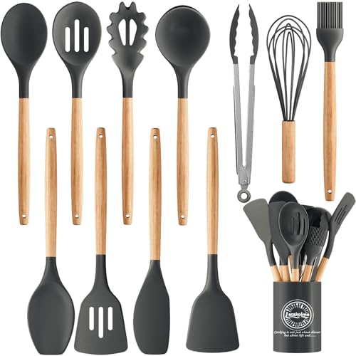 Silicone Cooking Utensil Set (12 PCS Heat-Resistant)