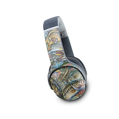 Image of MightySkins Glossy Glitter Skin Compatible with Skullcandy Crusher Evo Wireless - Action Fish Puzzle | Protective, Durable High-Gloss Glitter Finish | Easy to Apply