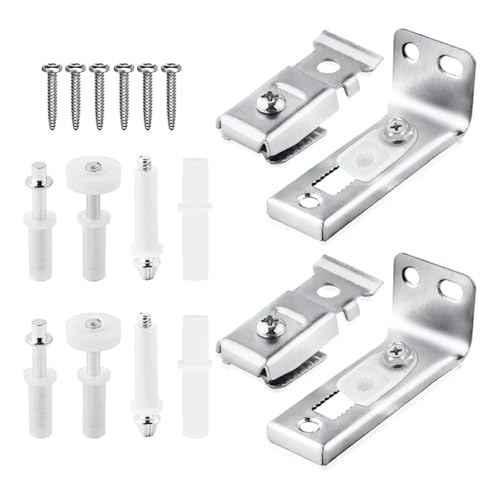 Kit de Reparación para Herrajes de Puertas Plegables Bifold, 2 Unidades, Piezas de Reemplazo para Puertas Correderas de Clóset miniatura 1