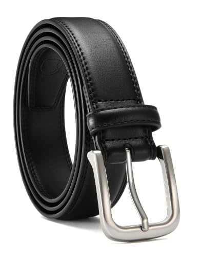 CHAOREN Mens Belts Leather 35mm for Jeans - Tough at Work, Sharp Daily