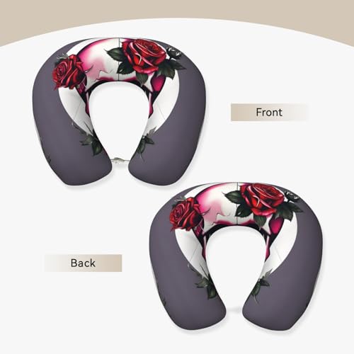 Almohada Cervical de Poliéster Negra para Viaje miniatura 3